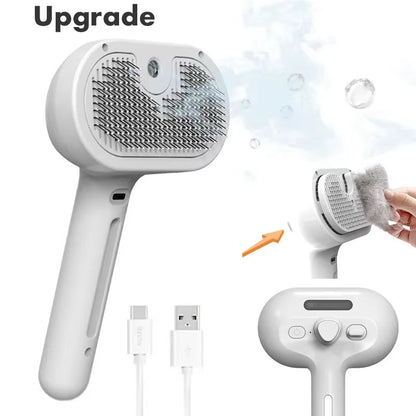  Pet Cleaning Brush Steam Spray 