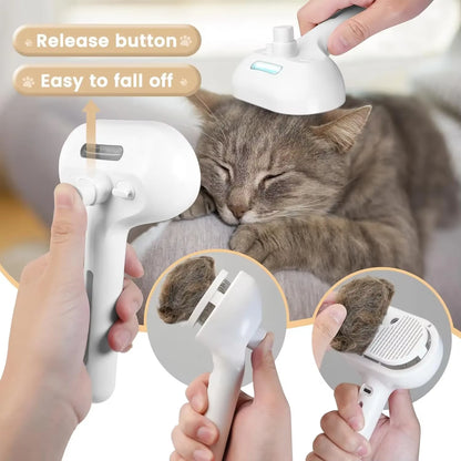  Pet Cleaning Brush Steam Spray 