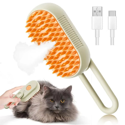  Pet Cleaning Brush Steam Spray 